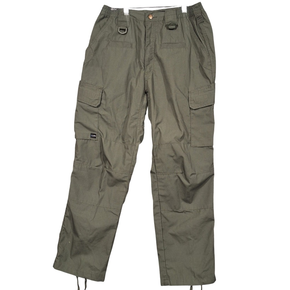 LA Police Gear Basic Operator Tactical Pants OD Green Ripstop 34x30 BO1003EWB
